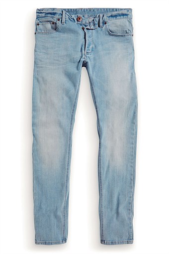 White Wash Jeans - Faded Look